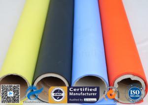 China Acrylic Coated Fibreglass Fabric Orange 7628 260℃ 500℉ Chemical Resistant wholesale