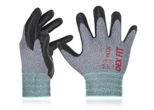 China Nylon / Polyester Liner Foam Nitrile Coated Gloves Anti Abrasion Free Sample wholesale