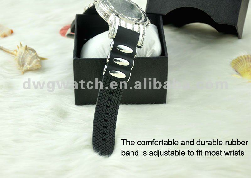 Hip Hop Luxury Men Watch with Bling Bling Watch Face