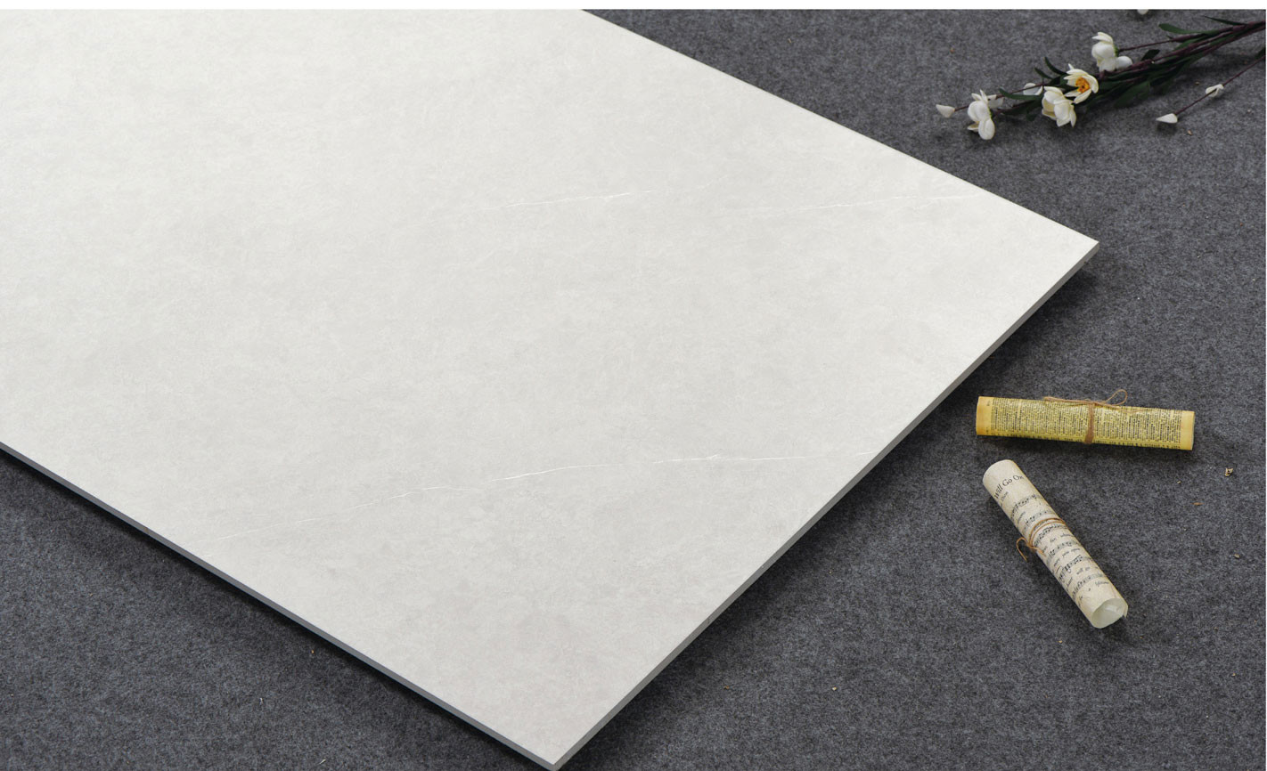 Non-Slip White 750x1500mm Soft Glazed Porcelain Tile And Interior Floor Tiles For Restaurant