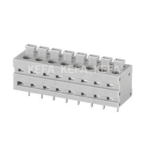 Gray Color PCB Spring Terminal Block Circuit Board Connector 250 2.5 2.54 Pitch