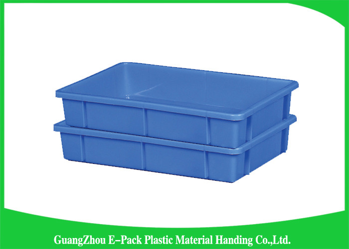 Industrial Large Plastic Storage Trays Standard Size Convenience Stores Stackable Recycled