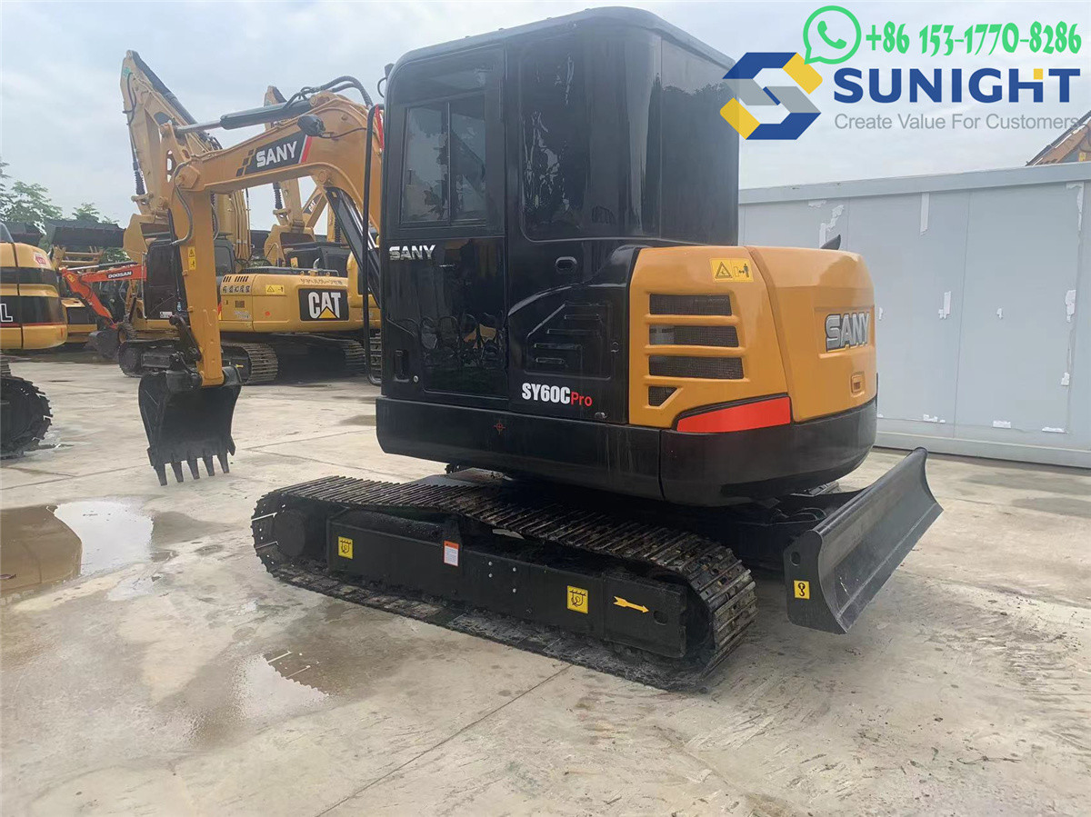 Used Mini Excavator China Sany Sy60 60 75 55 Sy55c Good Price For Used Mini Digger Sany 60C Excavator