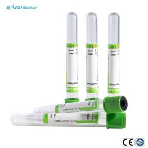 China Glass Lithium Heparin Green Tube For Blood Draw For Single Use wholesale