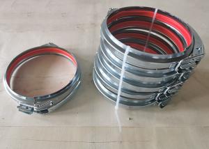 China Ventilation Fittings 140mm Quick Release Pipe Clamp Galvanised wholesale