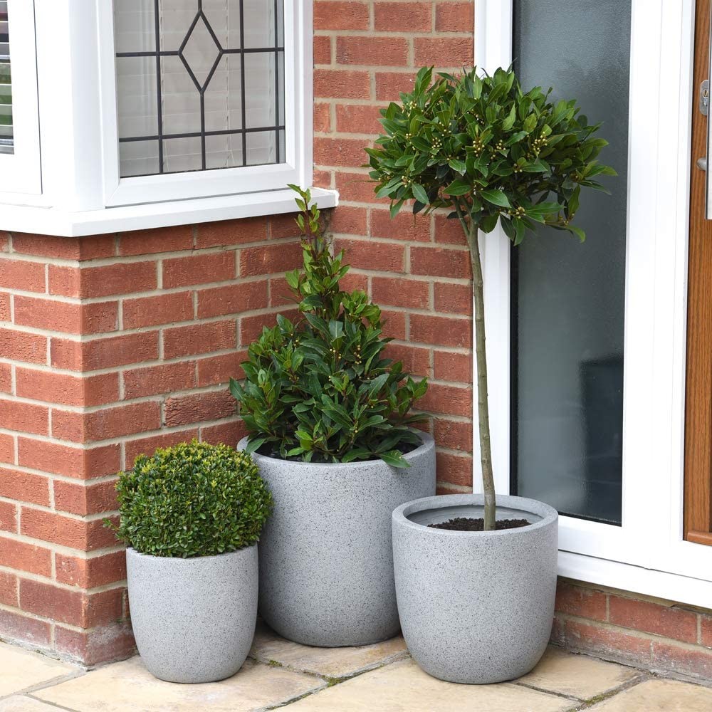Frost Resistant FFiber Clay Planters For Indoor And Outdoor Plants