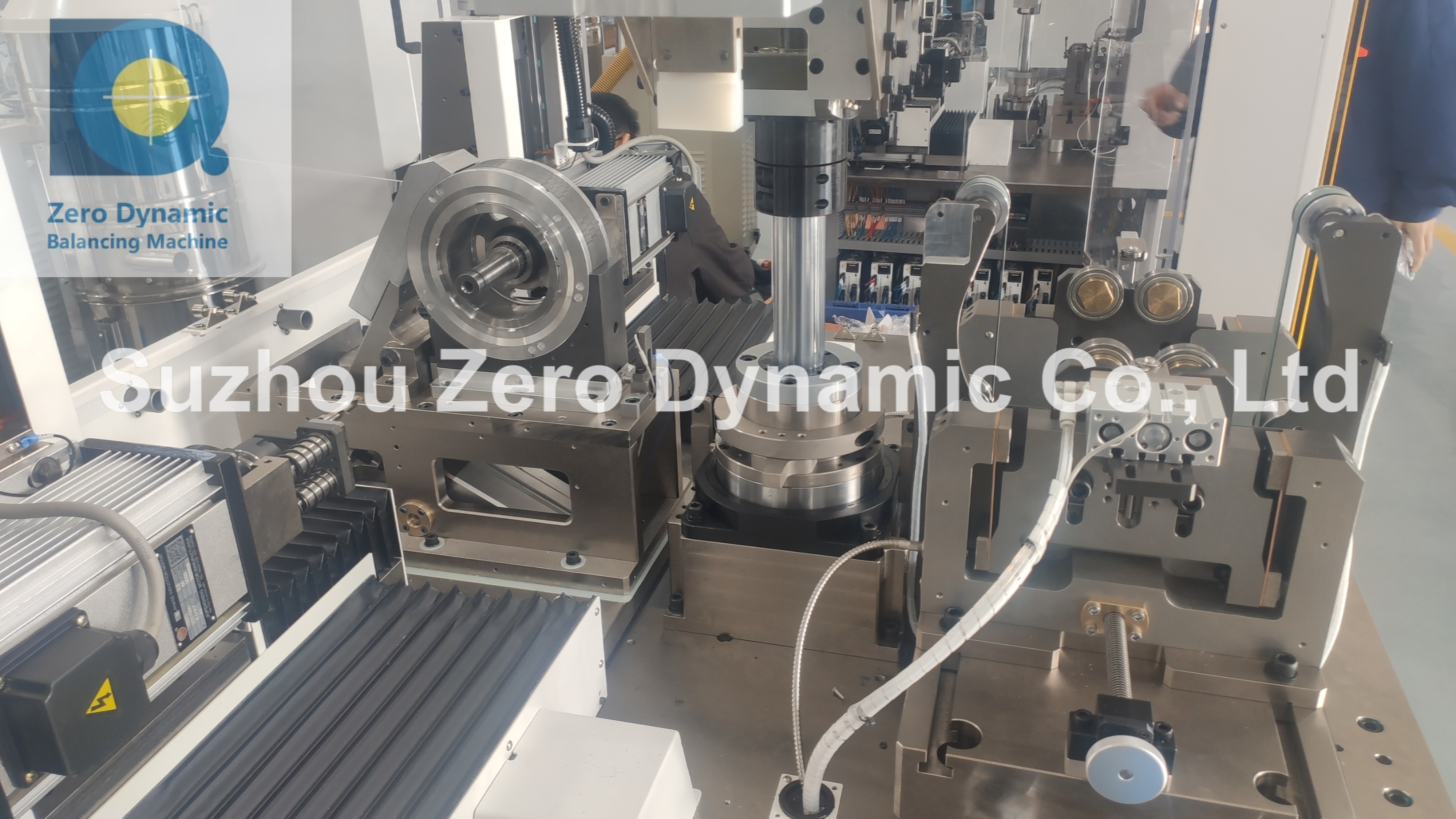 Two Station Electric Tricycle Motor Rotor Balancing Machine End Plane Drilling Correction Balancer
