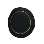Fashion Style Fishing Sun Bucket Caps Black Decorative Camo Belt Metal Logo