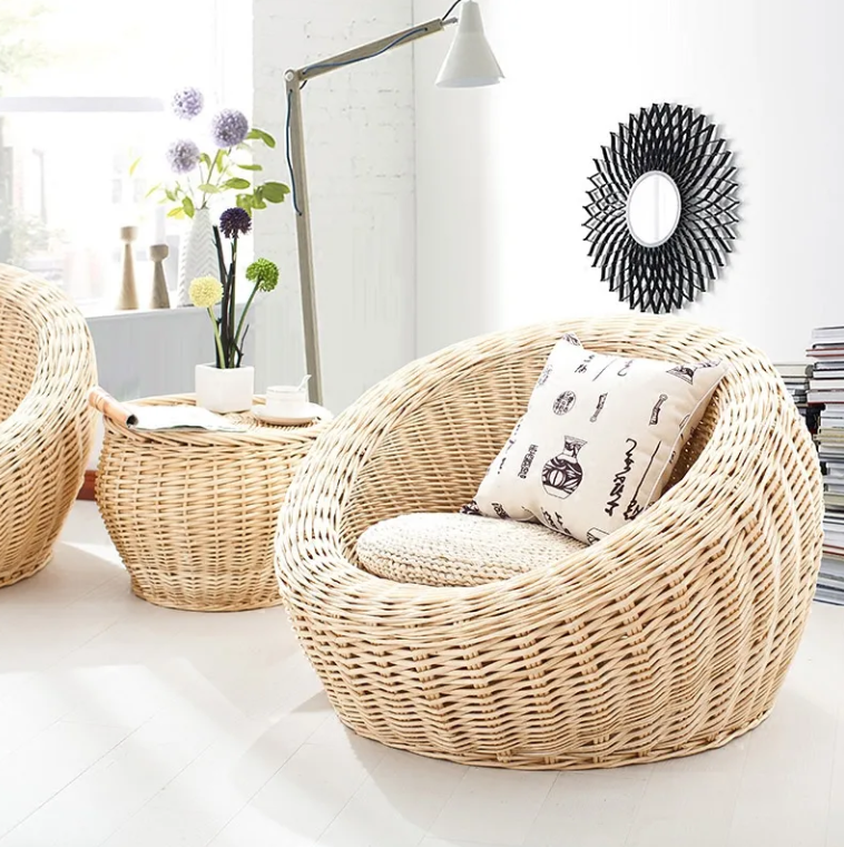 Environmentally Friendly Rattan Sofa Set Customized Outdoor Patio Couch