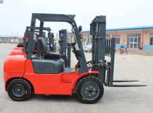 China Warehouse ISUZU Engine 1070mm 3 Ton Diesel Forklift wholesale