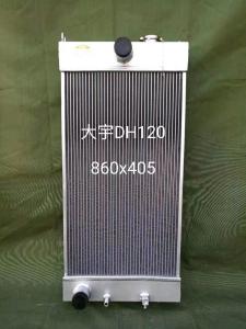China Daewoo DH120/DX120 Excavator Radiator Water Tank Assembly wholesale