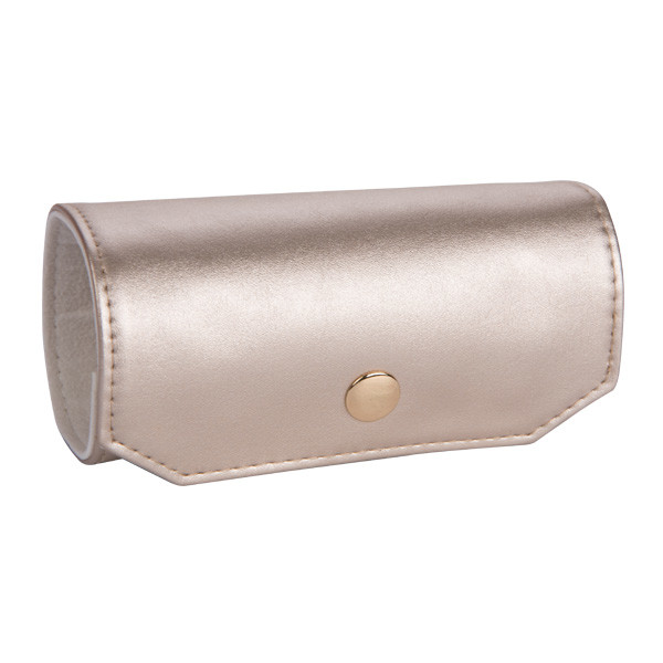 Purple / Pink Leather Jewelry Bag For Jewelry Collect / Display 0.3kg Weight