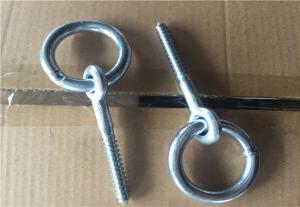 China Zinc Plated Fasteners Forged Eye Bolts / Eye Bolt With Ring Wood Thread Lag Screw wholesale