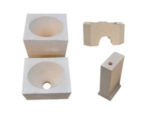 China Compact Fused Zircon Corundum Brick Refractory Firebrick For Glass Furnace wholesale