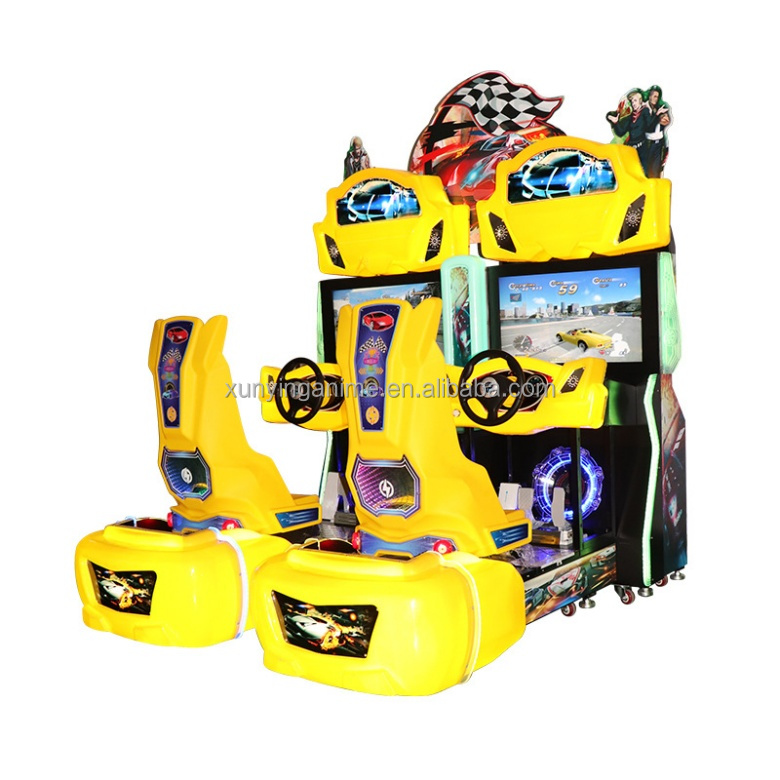 32Inch Arcade Machine Car Racing Simulator Coin Operated 270kg