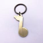 Fashionable Custom Promotional Keychains / Plating Silver Antique Brass Key Ring