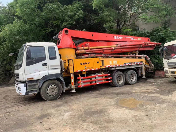 37 Meter Used Truck Concrete Pump Truck Mounted SYG5360THB 49