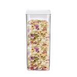 Customized 3.1L Square Kitchen Use Big Transparent Plastic Airtight Food Storage