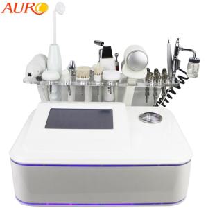 China Galvanic Spa Facial Massager Diamond Microdermabrasion Ultrasonic HF 10 In 1 Machine wholesale