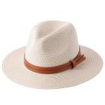 Women's Straw Hat Foldable Panama Sunshade Hat Beach Hat