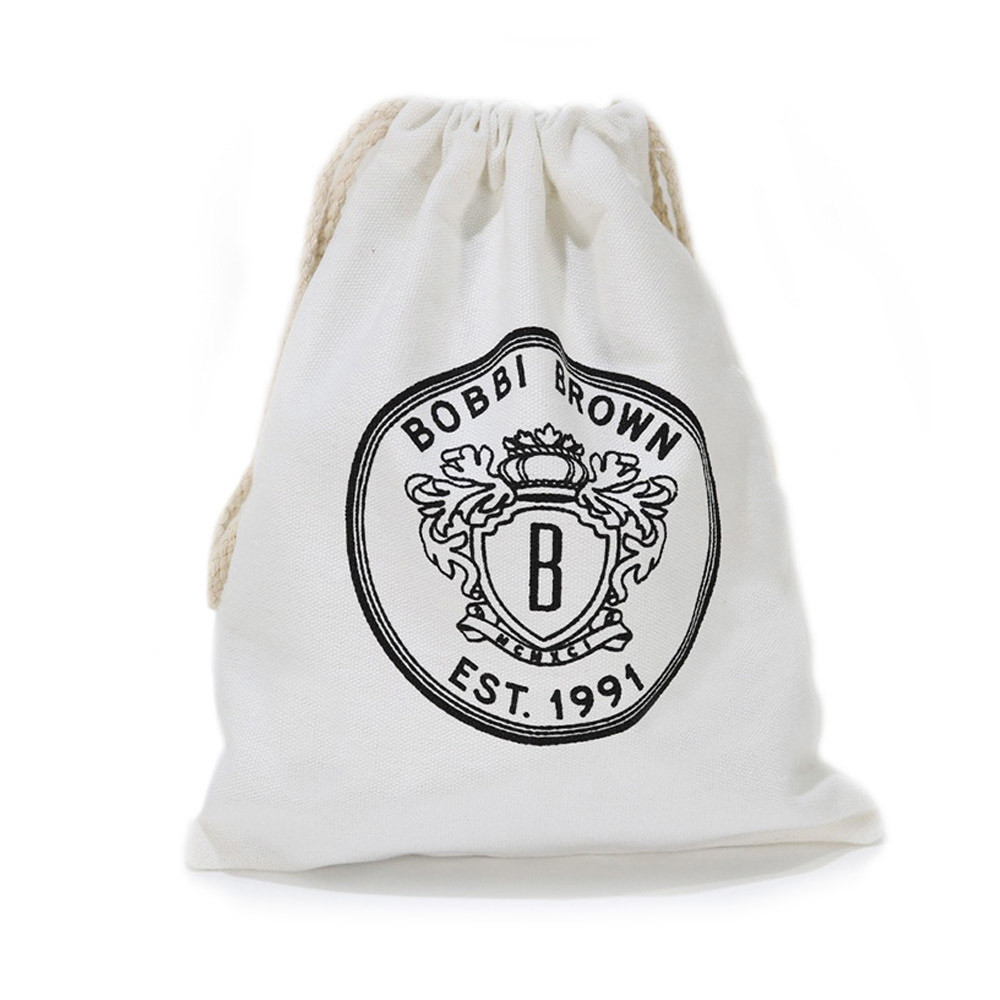 Small Custom Cotton Drawstring Bags Bulk With Shoe Compartment Machine Washable