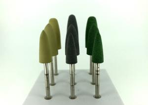 China HP Shank Dental Acrylic Polishing Burs Dentures Rubber Silicone Diamond Grinding Stones wholesale