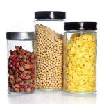 Private Label 380Ml 500Ml 750Ml 1L Cylinder Shape Honey Jar Glass Jar With