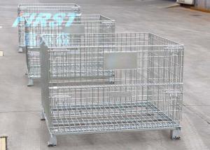 China Warehouse 800KGS Capacity Double Faced Wire Mesh Box Pallet wholesale