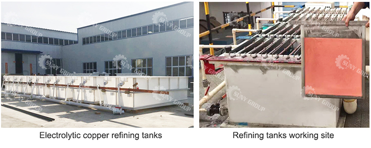 PP Plastic Concrete Electrolytic Cell for Copper Electrorefining or Electrowinning