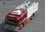 FAW 4x2 8000L Water Fire Fighting Vehicle 270hp Double Row Cabin