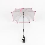 Logo Printed Personalised Childrens Umbrella , Young Pink Girl Rain Umbrella