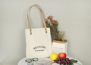 China Canvas Letter Recyclable Tote Bag Large Capacity wholesale