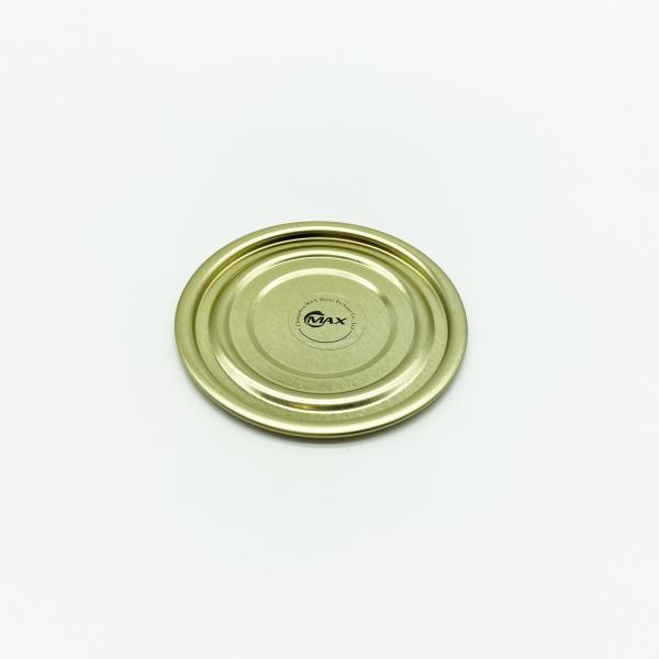 211 65mm Diameter BPA FREE, Gold Color Metal Can Lids, for dry food, dairy food,