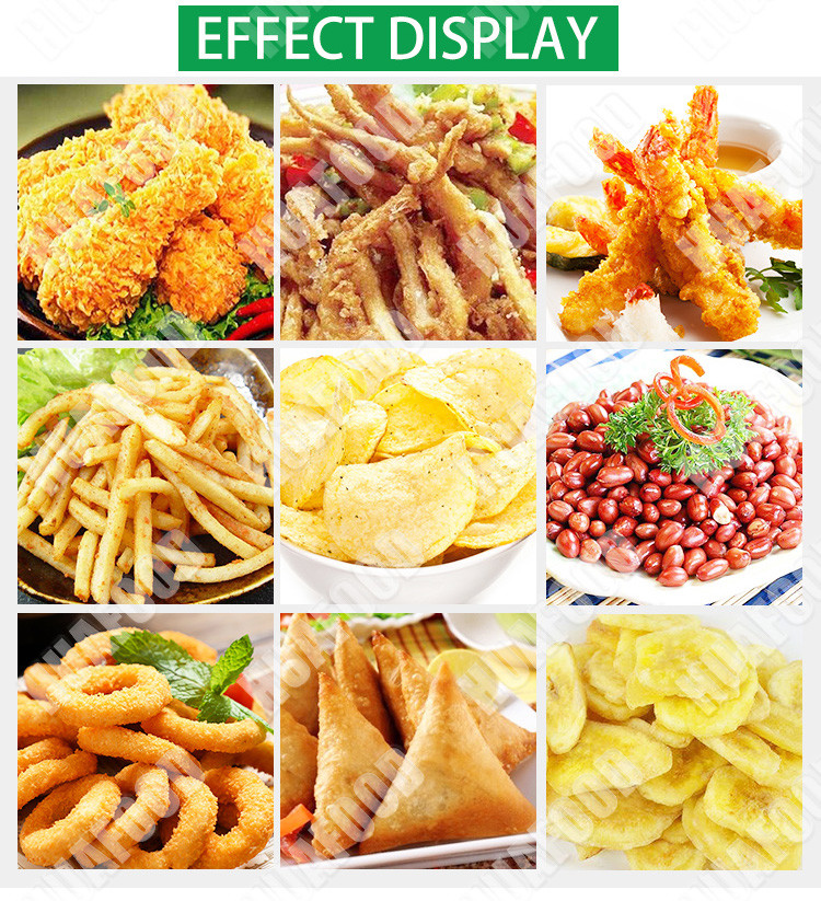 Automatic Puffed Snacks Continuous Fryer Machine , Potato Chips Frying Machine