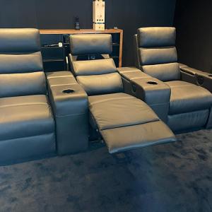 China BS5852 Commercial Theater Seats Home Cinema Movie Sofa Chair With PP Armrest wholesale