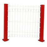 5mm Wire Diameter 3d Panel Fence , Green Color Welded Metal Fence Powder Coated