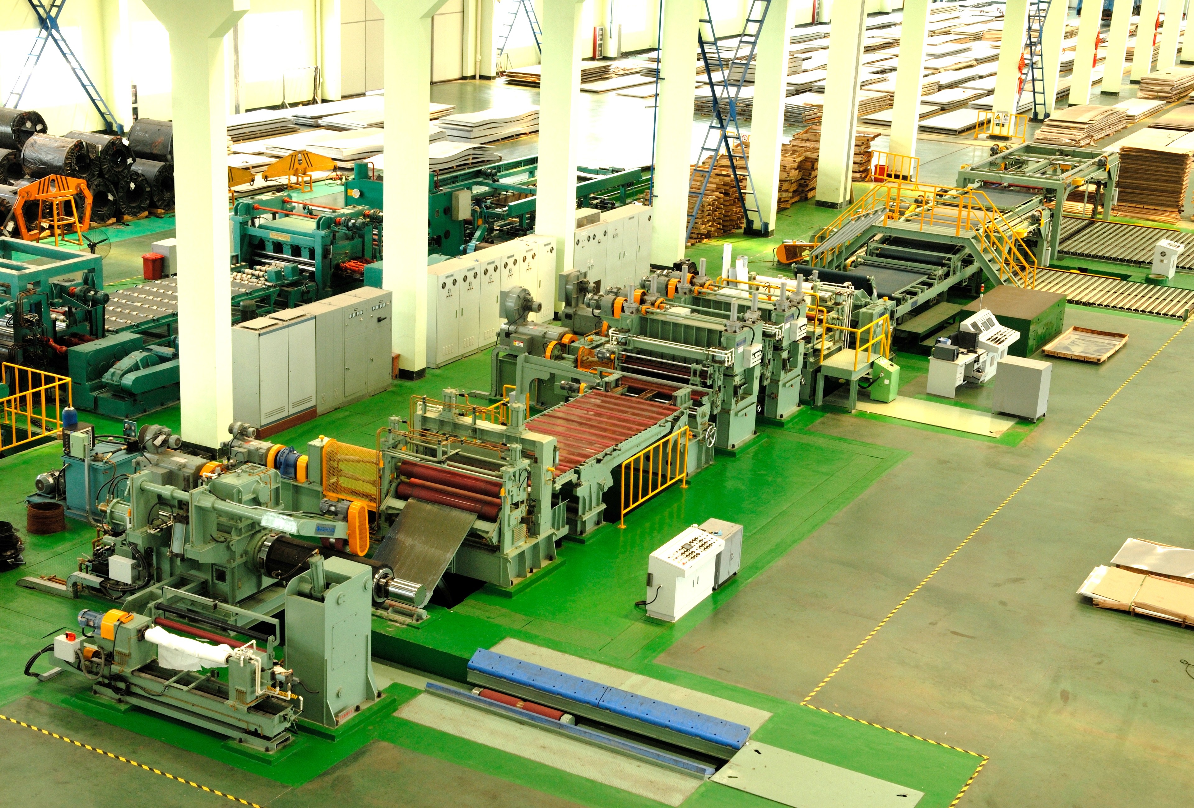 Advanced Steel Structure Mobile Shear Assembly Line for Coil Uncoiling and Cutting