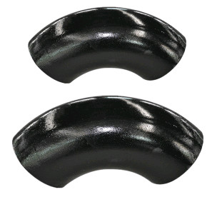 Api 5l Black Painted Carbon Steel Pipe Elbow 22.5 Degree