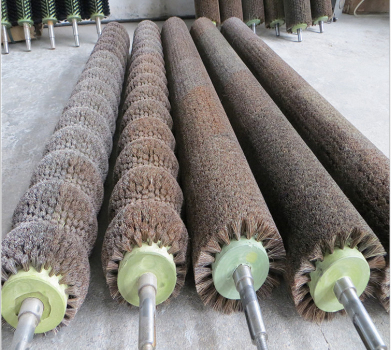 Rotary Soft Nylon Filament Radish Potato Cleaning Brush Roller