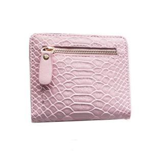 China 11.5cm Debossed Crocodile Money Clip Women'S Bifold Coin Pocket 10cm wholesale