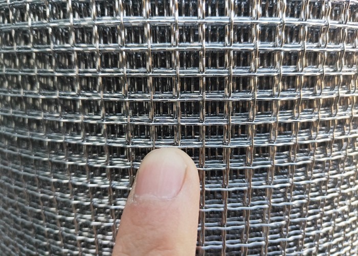 Intermediate Crimped Wire Mesh SS316L SS310 Width Customized