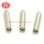 Customized design logo metal brass golden drawsting cord end metal aglet shoe
