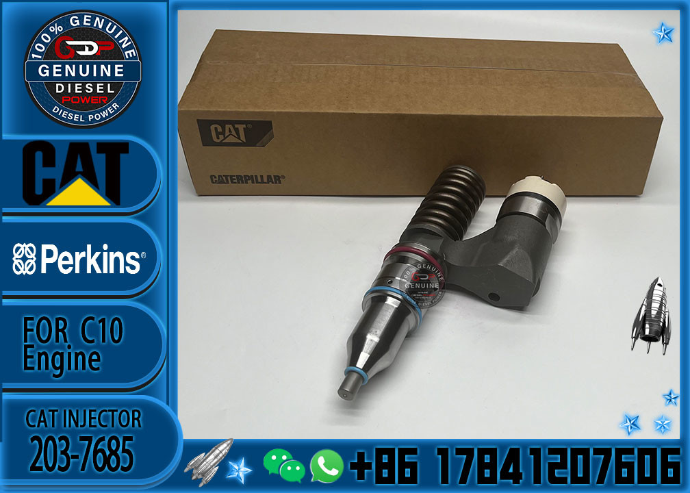 Genuine Quality Brand New Diesel Fuel Injector 203-7685 2037685 for CAT Engine C10 ARTICULATED TRUCK WHEELED EXCAVATOR