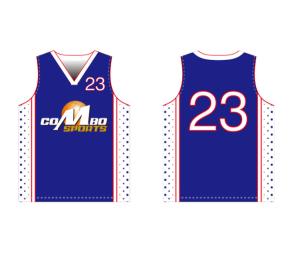 China Polyester Sublimated Basketball Jersey , ODM Recycled Tee Shirts wholesale