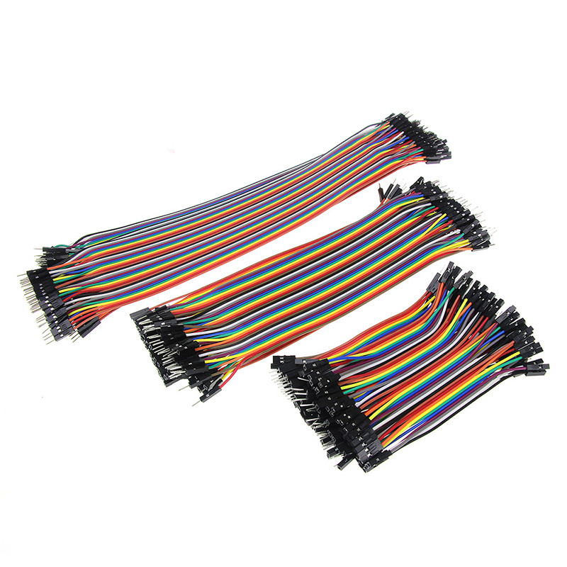 Copper PVC 10cm 20cm Breadboard Jumper Cable Male To Female