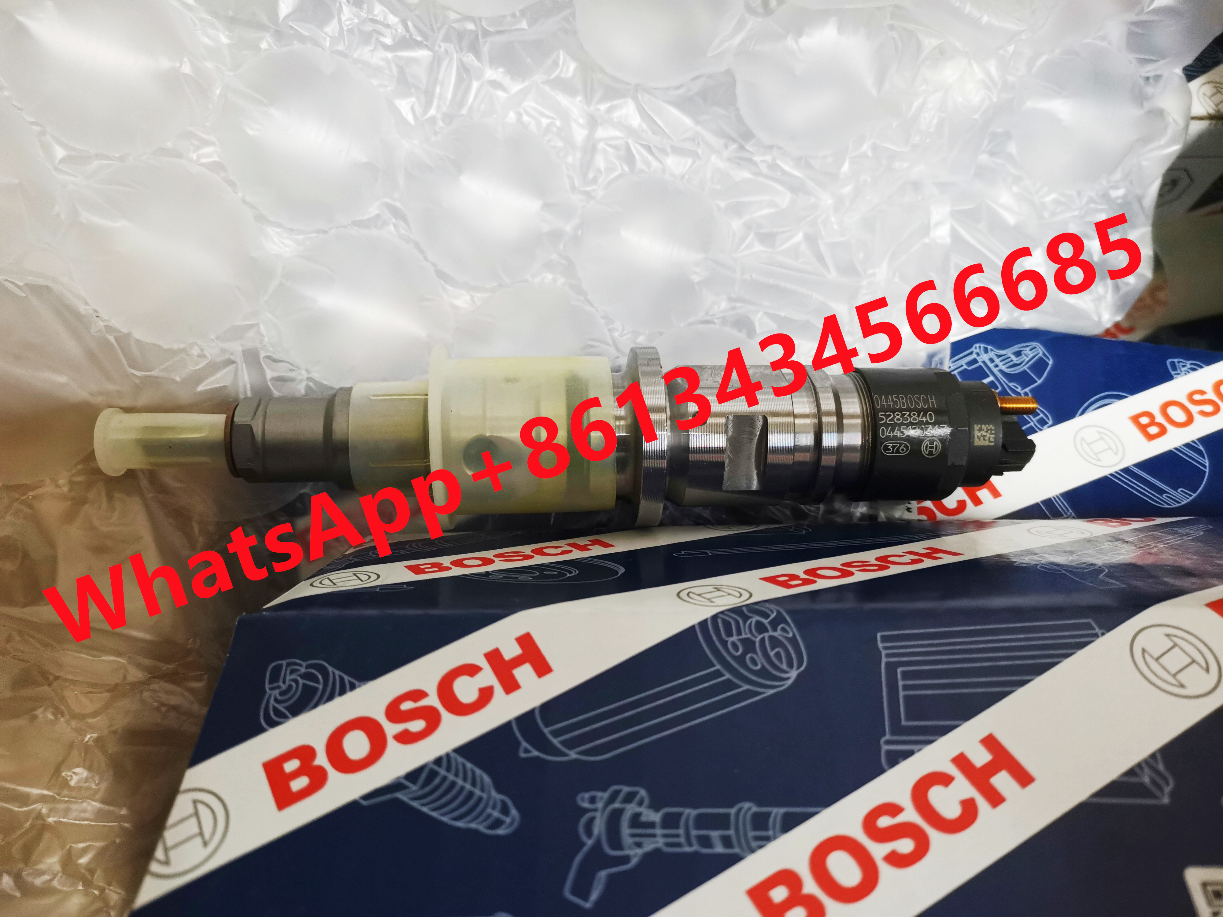 Common Rail Fuel Injector Assy 0445120367 5283840 for Fiat Cummins QSB4.5 QSB6.7 LOADER Excavator Diesel Engine