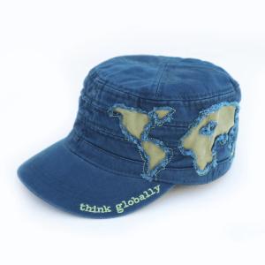 China Organic Cotton Outdoor Fitted Military Cadet Cap wholesale