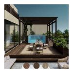 Outdoor Fiberglass Swimming Pool High Diaphaneity 92.5% and Clear/Transparent