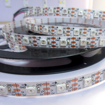 Digital Addressable Apa107 60LEDs/M RGB LED Strip Light