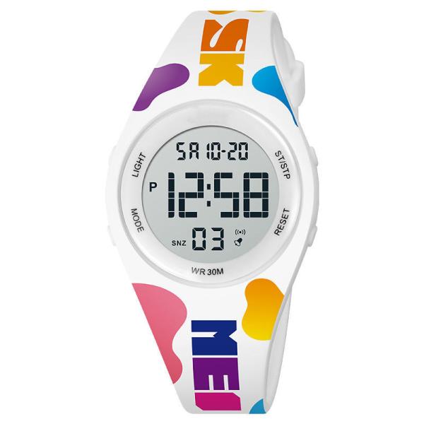 Reloj Deportivo Digital ABS Sports LED Watch Young Gift Kids Cartoon 5ATM Watch